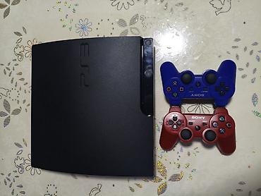 ps3 alışı: Sony PlayStation 3 (PS3) Slim oyun konsolu + 2 ədəd orijinal DualShock — 2
