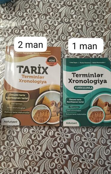 Məhsul: Tarix dərs vəsaiti – “Terminlər və Xronologiya” kitabları