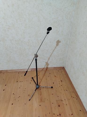 mikrofon tutucu: Mikrofon üçün tənzimlənən tripod dayağı - Material: metal — 4