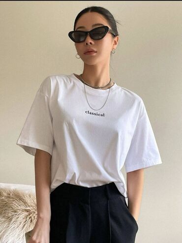 Футболки: Футболки Размер: оверсайз В наличии разные цвета и минималистические — 2