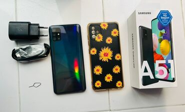 ноутбук в кредит без банка: Samsung Galaxy A51, Б/у, 128 ГБ, цвет - Синий