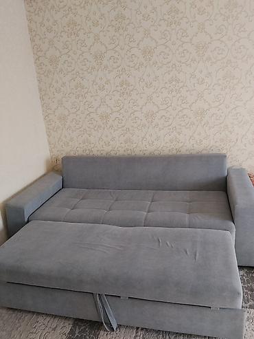 sofa bed: Прямой диван, Б/у — 2