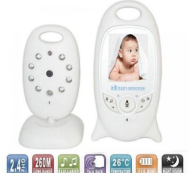 Радио аркылуу бала көзөмөлдөө: Видеоняня Baby Monitor VB601 с режимом ночного видения и двусторонней — 1