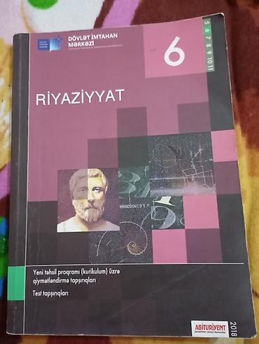 Testlər: Məhsul: Riyaziyyat – 6-cı sinif üçün test toplusu Xüsusiyyətlər: - — 1