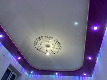 Натяжной потолок: Натяжной потолок Глянцевое, Матовое, 3D потолки Бесплатная консультация, Монтаж, Демонтаж — 16