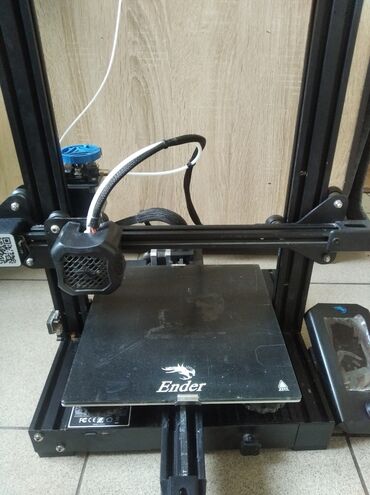 купить 3д принтер: 3д принтер почти новый напечатает все что сделано из пластика работает