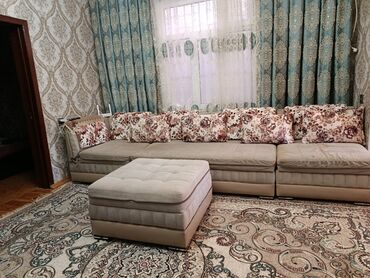 hamam şkafi: Künc divan dəsti və puf - L‑şəkilli geniş künc divan: modul