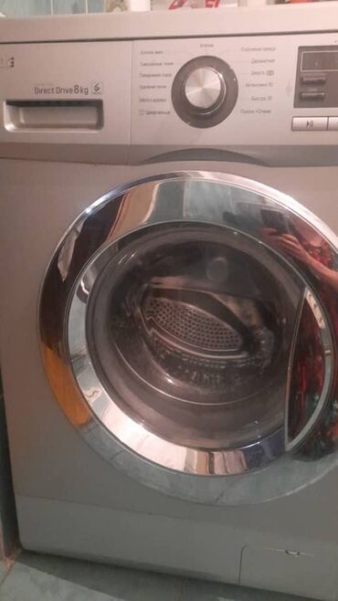 ручная стиральная машина: Стиральная машина LG, Б/у, Автомат, До 9 кг, Полноразмерная