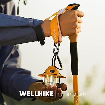 лагеря: Телескопические треккинговые палки WELLHIKE (пара) - Материал: легкий — 3
