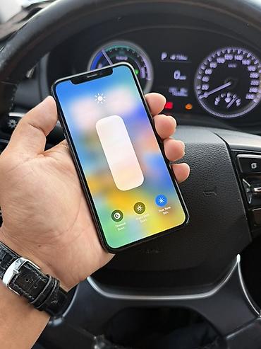 чехол iphone x: IPhone X, Б/у, 256 ГБ, Space Gray, Защитное стекло, Чехол, 81 % — 2