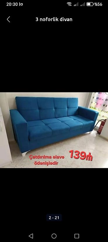 Divanlar: Divan, Yeni, Açılan, Bazalı, Parça, Ödənişli çatdırılma — 17