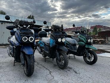 электро мотороллер с кузовом: Скутер Tank, 180 куб. см, Бензин, Жаңы, Бөлүп төлөө менен