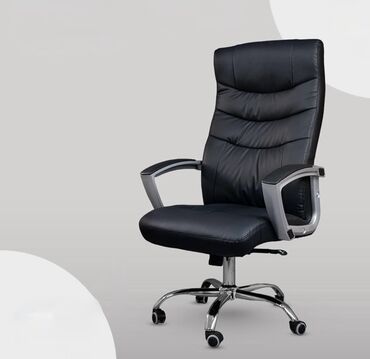 Ofis və oyun kresloları: Təkərli, Qolları tənzimlənir, Süni dəri — 2