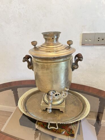 Samovarlar: Elektrikli samovar – dekorativ klassik dizayn - Material — 12