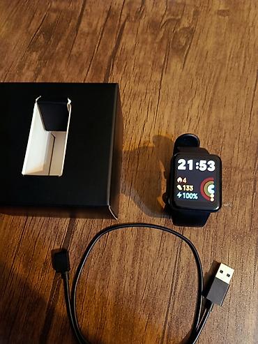 Смарт-часы: Xiaomi Mi Watch Lite (qutu və şarj kabeli ilə) - Rəng: Qara, kvadrat — 2