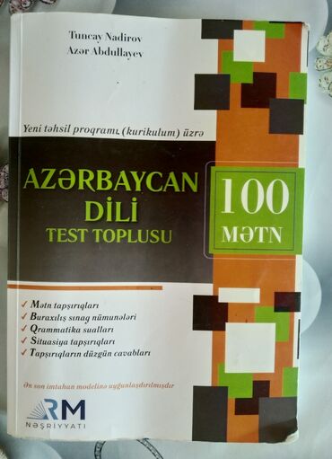 hedef azerbaycan dili test banki cavablari: Azərbaycan dili mətn kitabı-11 manat Azərbaycan dili hədəf - 3manat
