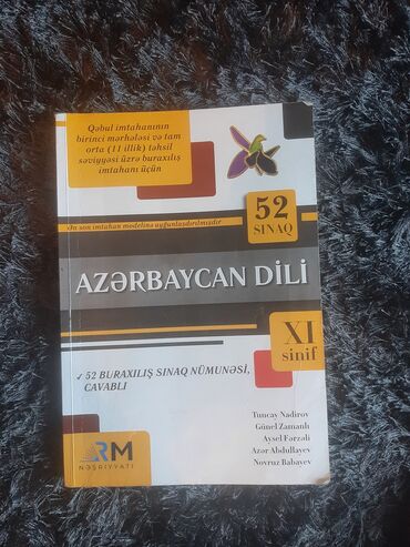 Kitablar, jurnallar, CD, DVD: RM 52 SINAQ azərbaycan dili 11 ci sinif çox az yerində üzərində