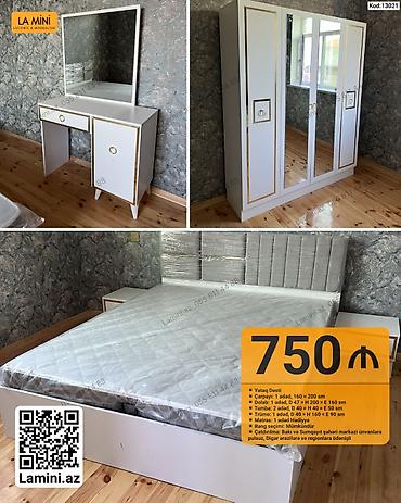 LA MINI – Yataq Dəsti (Kod: 13021) Tərkibi: - Çarpayı: 1 ədəd, 160 ×