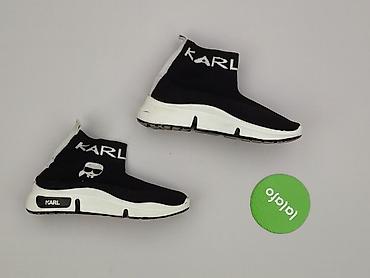 botki na platformie h: Karl Lagerfeld, Sneakersy damskie, rozmiar 37 — 2