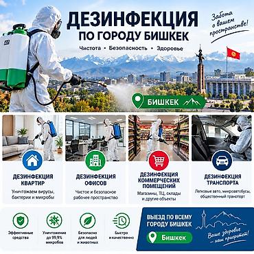 Дезинфекция, дезинсекция, | Вирусы, микробы, | Квартиры at lalafo.kg Дезинфекция, дезинсекция, | Вирусы, микробы, | Квартиры