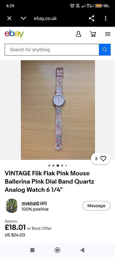Tibbi avadanlıq: Swatch usaq saati Temiz Original Isvece, Swatch Kvars saati. Hem Usaq — 5