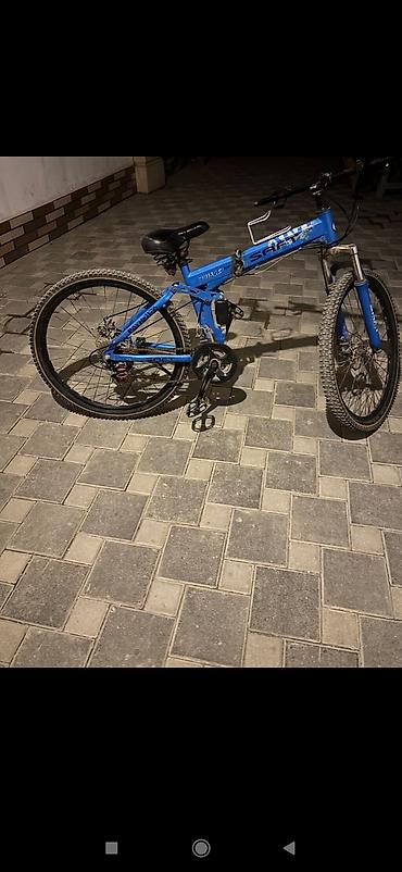 Dağ velosipedləri: Məhsul: Dağ/şəhər tipli velosiped Xüsusiyyətlər: - Rəng: mavi - — 9