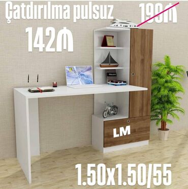 Divan və masa dəstləri: Yazı masası / iş masası ENDİRİMLƏ Qiymət : 142₼ ➡️ Məhsul yeni və