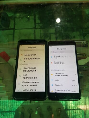 чехол с зарядкой: Xiaomi, Redmi 4X, Б/у, 16 ГБ, цвет - Черный, 2 SIM