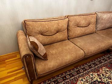 Divanlar: Künc divan, İşlənmiş, Açılan, Süni dəri — 4