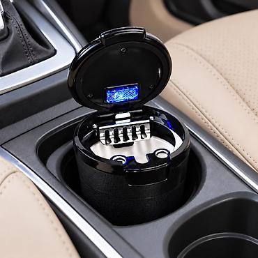 Nəqliyyat: Chevrolet loqolu avtomobil üçün LED işıqlı külqabı — qara İç hissəsi — 3