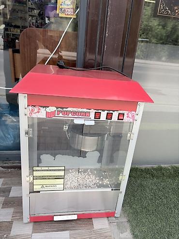 Popkorn maşını – elektriklə işləyən vitrinli model - Qırmızı damlı lalafo.az -da Popkorn maşını – elektriklə işləyən vitrinli model - Qırmızı damlı
