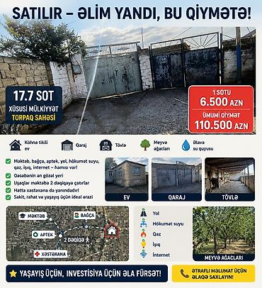 bag evi: 17 sot, Tikinti, Mülkiyyətçi, Kupça (Çıxarış) — 1