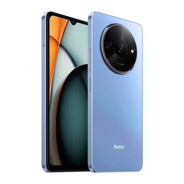 Redmi: Redmi, Redmi A3, Б/у, 64 ГБ, цвет - Голубой, 2 SIM