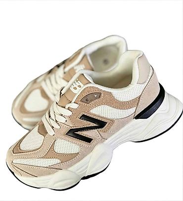 plestesen 3: New Balance patike – bež/bele sa crnim “N” logoom - Model inspirisan — 1