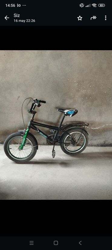 velosipedler instagram: İşlənmiş İki təkərli Uşaq velosipedi Adidas, 16", Ödənişli çatdırılma