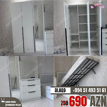 mebel termo: Oğlan və qız üçün, Yeni, Təknəfərlik çarpayı, Termo, Dolab — 1