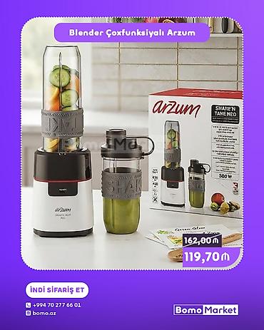 Mətbəx texnikası: Arzum Shaker Tane Neo çoxfunksiyalı blender Məhsul xüsusiyyətləri: - — 1