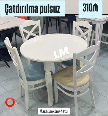 dibçək güllərinin satışı: Mətbəx üçün, Yeni, 4 stul