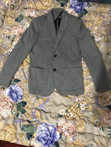 мужской пиджак: Костюм S (EU 36), цвет - Серый