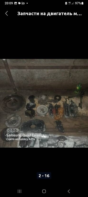 Двигатели, моторы и ГБЦ: Дизельный мотор Mercedes-Benz 4.3 л, Б/у, Оригинал — 3