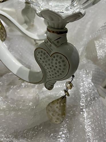İşıqlandırma: Çılçıraq, 8 lampa, Metal — 6
