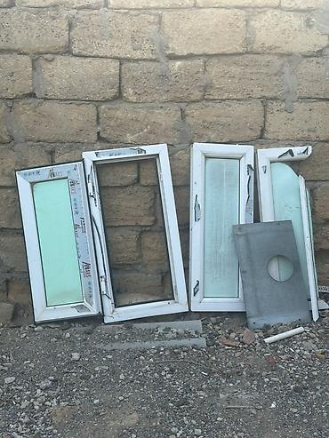 Pəncərələr: PVC pəncərə paketləri - Material: ağ rəngli PVC profil - Üst-şüşə — 2