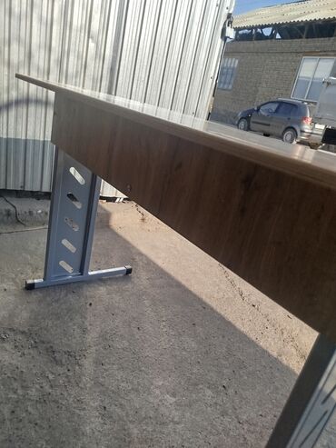 Парты: Парта, С полками, Детская, Металл, цвет - Желтый — 6