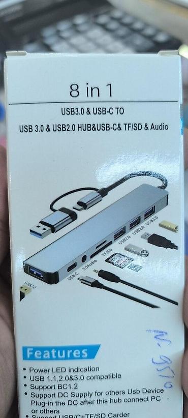 dizüstü: Type-C kart oxuyucu USB TYPE C Kart oxuyucu USB HUB Bu adapter — 1