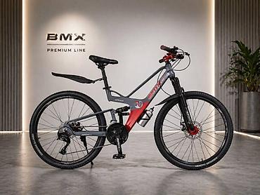 velosiped 27: Dağ velosipedi BMX GTR 555, 26 düym, boz-qırmızı Bütün kateqoriyalar — 1
