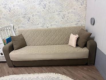 Ev üçün mebel: Perladan açılan bazalı divan satılır,yaxşı vəziyyətdədi.Qiymət — 1