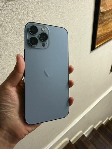 ноутбук бу бишкек: IPhone 13 Pro Max, 256 ГБ, Sierra Blue, Коробка