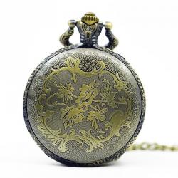 Ručni satovi: Elegantan, predivan džepni sat sa gravurom starinskog mercedes — 3