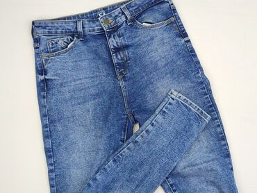 dżinsy skinny high ankle: C&A, Jeansy damskie, L