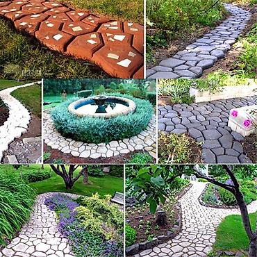 Ostali molersko građevinski alati i oprema: Kalup za betonske staze – „popločavanje“ uradi sam - Plastični — 8